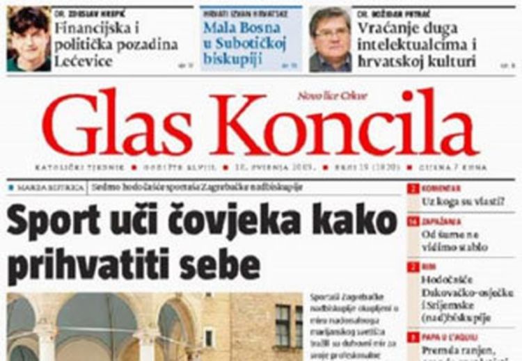 Jutarnji: Katolička crkva u Hrvatskoj se politički angažovala protiv Vlade