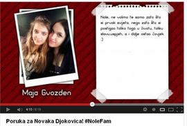 Mladi Banjalučanin autor projekta Poruka za Novaka Đokovića