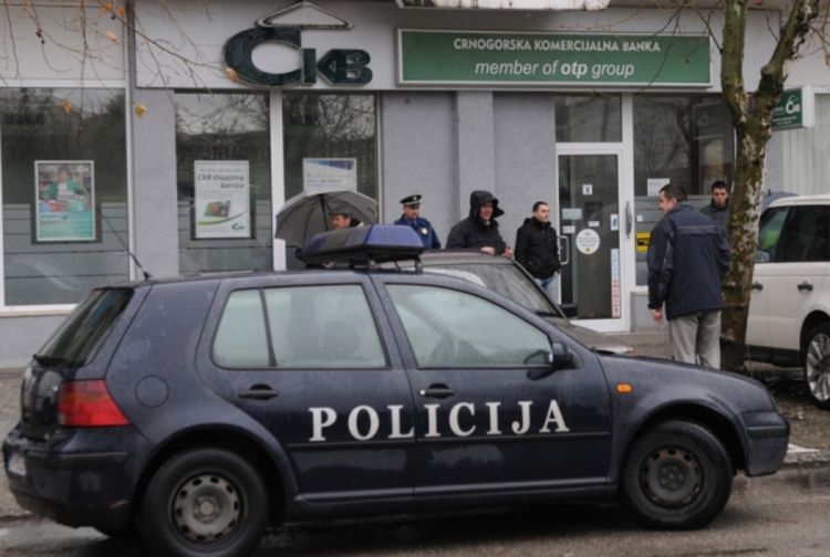 Opljačkana banka u Podgorici