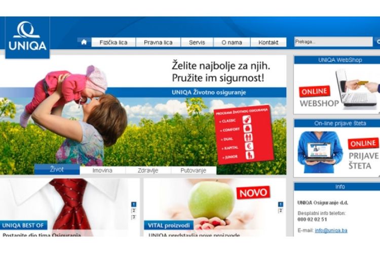 Prijava šteta putem interneta