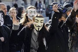 Protest anonimusa u desetak gradova Hrvatske