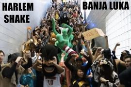 Pogledajte Harlem Shake u Banjaluci