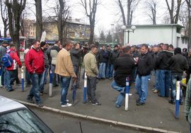 Bivši vojnici protestuju u parku