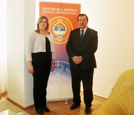 Rešićeva posjetila Predstavništvo Srpske u Štutgartu