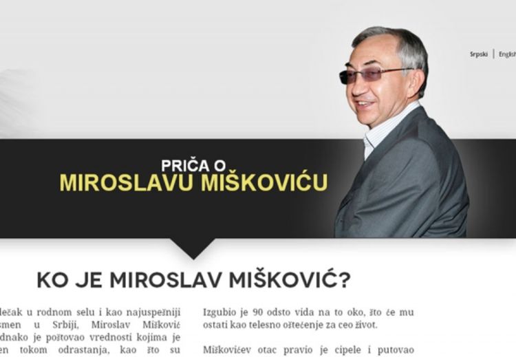Delta otvorila sajt o Miškoviću