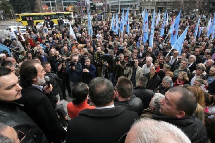 Pristalice SPO obilježile godišnjicu demonstracija