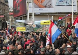 Završeni protesti u Zagrebu: Protiv ćirilice 20.000 ljudi