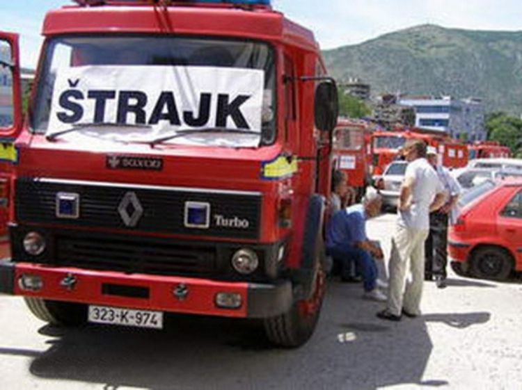 Vatrogasci u Mostaru stupaju u  štrajk?