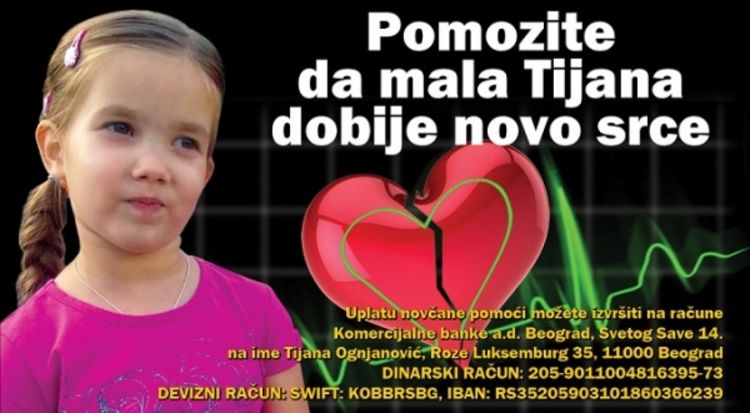 Avio-kompanije odbile da voze Tijanu na operaciju