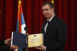 Nagrada Najevropljanin uručena Aleksandru Vučiću