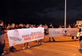 Marš protiv mafije u Crnoj Gori