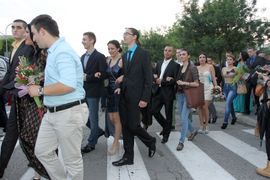 Banjaluka: Slavili i maturanti Elektro škole