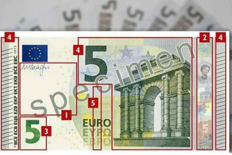 Od danas u prometu nova novčanica od pet evra
