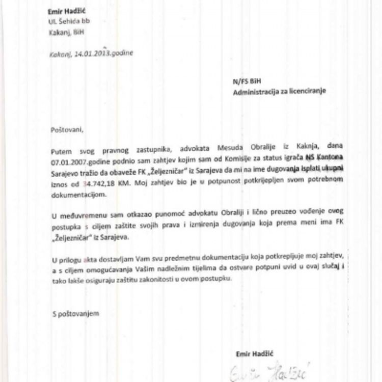 Željo dužan, a dobio licencu?