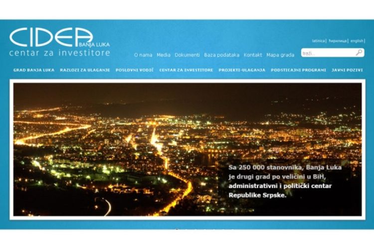 Internet stranica za investitore