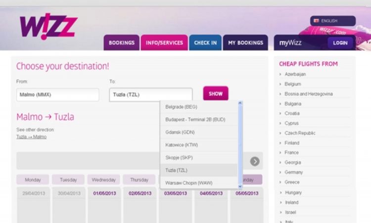 WizzAir bi širio krila prema Banjaluci