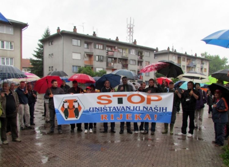 Održan protestni skup teslićkih ribara