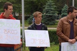 I Tuzlaci organizovali mirni protest za JMB