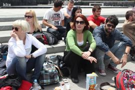Građani i danas protestuju ispred Parlamenta BiH