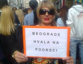 Na Kalemegdanu skup podrške Sarajlijama