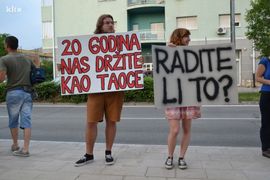 Protest ispred Gradske vijećnice
