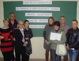 Novo udruženje Biram život: Pomoć roditeljima ovisnika