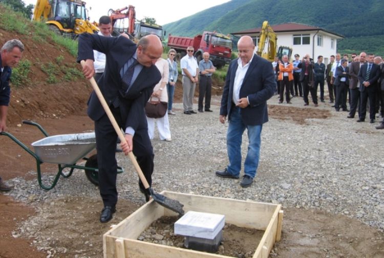 Kamen-temeljac za izgradnju fabrike peleta