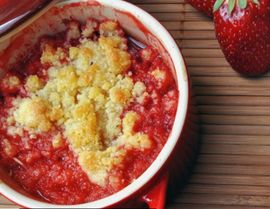 Crumble: Red mrvica - reda voća