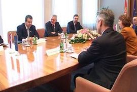 Počeo sastanak državnog vrha Srbije sa Eštonovom