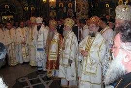 Patrijarh Irinej služi svetu arhijerejsku liturgiju