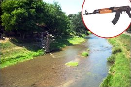 Pecao ribu, a upecao pušku i 46 metaka
