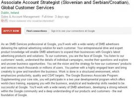 OGLAS ZA POSAO: Google traži radnike koji poznaju srpski, hrvatski ili ...