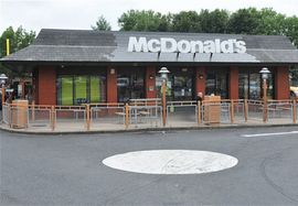 Uvela konja u Mekdonalds