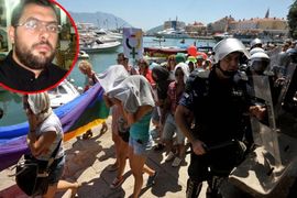 Pop osveštao trg u Budvi nakon Parade ponosa