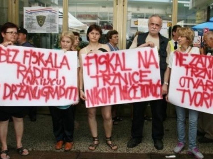 Štrajk zbog fiskalizacije, tržnice u Hrvatskoj prazne
