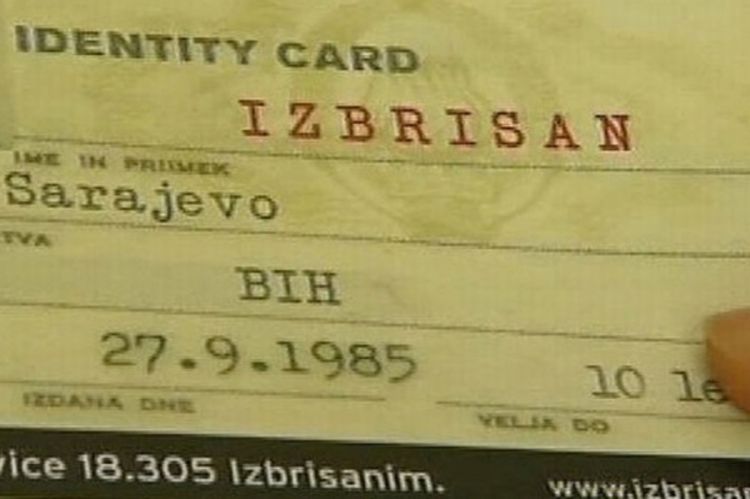 Poziv izbrisanima u BiH da vrate prava koje im je Slovenija oduzela