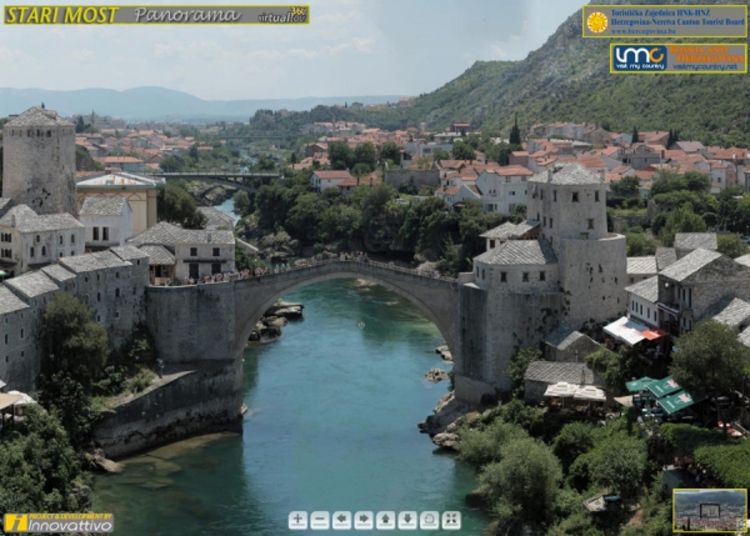 Gigapiksel panorama: Virtuelna tura Mostarom