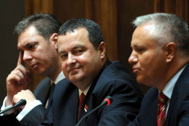 Dačić, Vučić i Dinkić nastavili razgovore