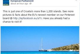 Rasprava na Facebooku Evropskog parlamenta: Ne idite u Hrvatsku, tamo ...