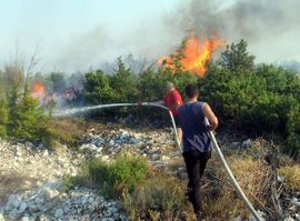 Zaustavljen požar prema Konjicu