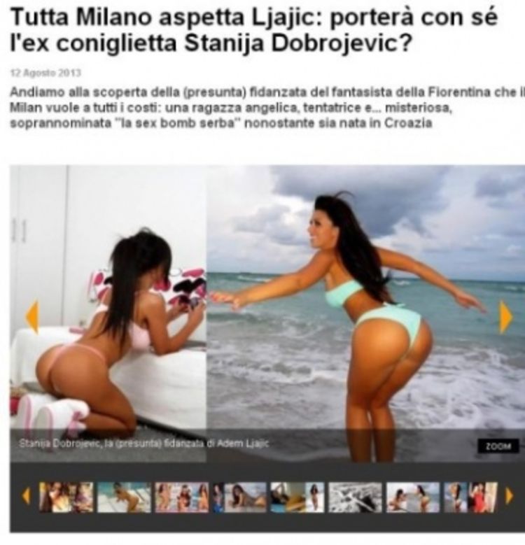 Ljajić i Stanija zajedno u Italiji?