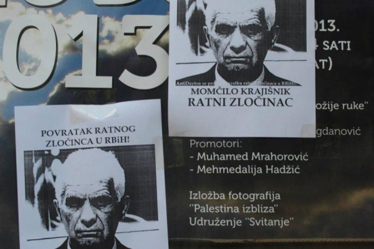 Plakati u Sarajevu protiv Krajišnika