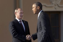 Obamin strog pogled i Putinov kiseli smiješak