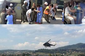 Iz Bihaća helikopterom hitno prevezen oboljeli dječak
