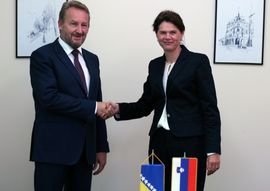 Izetbegović i Bratušek: Interes za smanjenje trgovinskog deficita