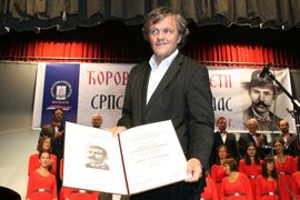 Kusturici uručena književna nagrada "Svetozar Ćorović"