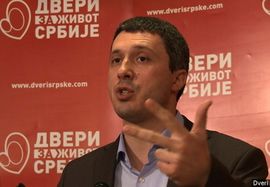 Obradović: Dveri sutra ispred Vlade bez obzira na zabrane