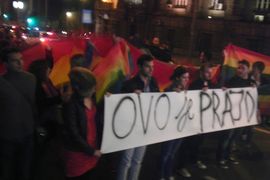 Haos u centru Beograda: Gej parada počela ispred Vlade Srbije