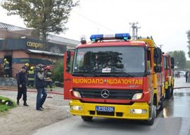 Požar u novosadskom klubu Kompresor