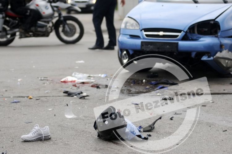 Banjaluka: Teško povrijeđen motociklista